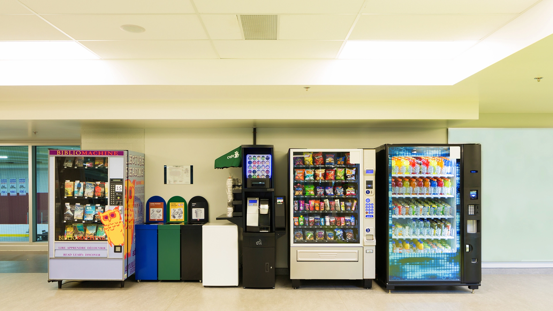 Vending machine removals and relocations